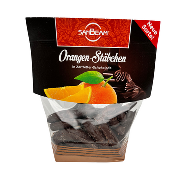 Orangenstäbchen in Zartbitter-Schokolade
